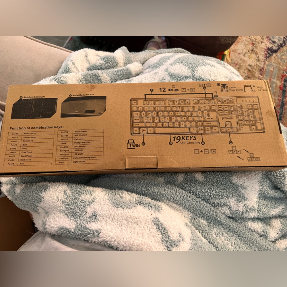 Skytech Gaming Corded Keyboard and Mouse Brand New